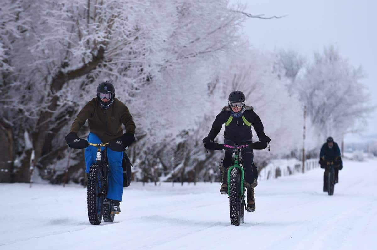 Hidden Moose Lodge Mountain Biking Whitefish Montana Fat Bikes