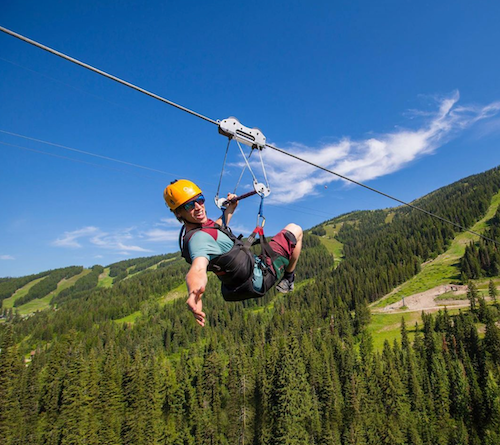 Zip Line whitefish mountain resort