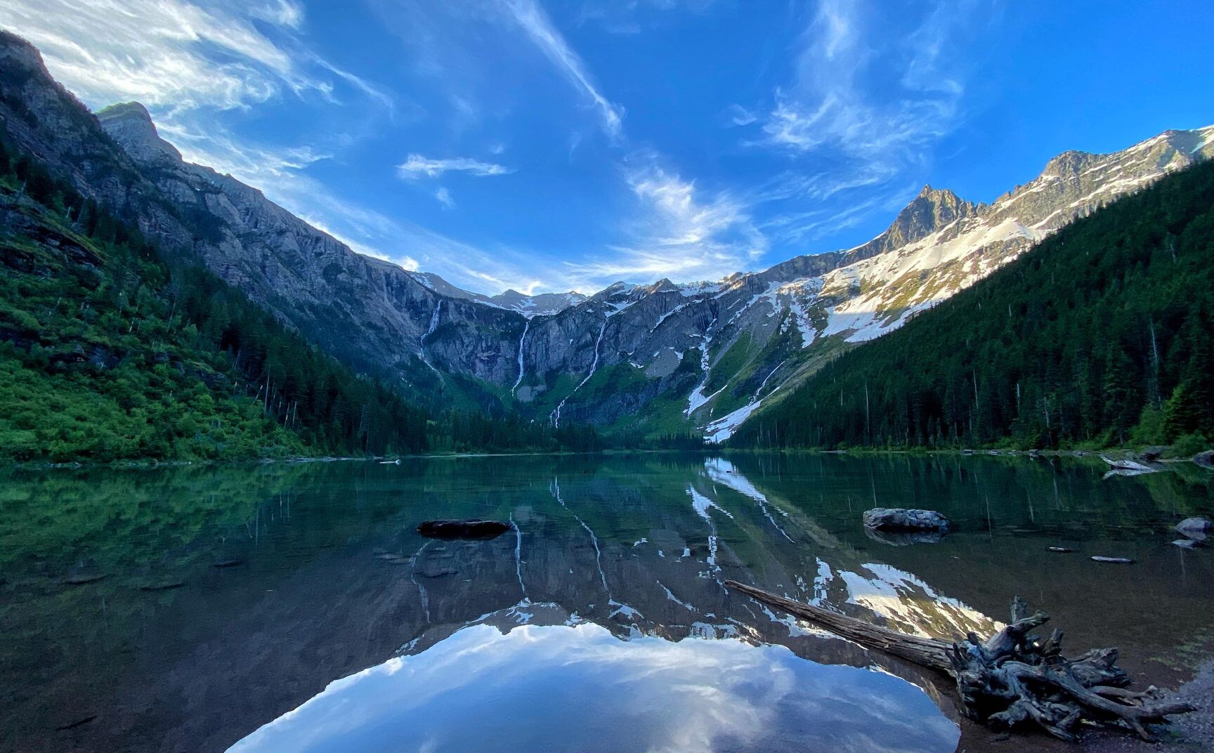 Avalanche Lake trail Glacier National Park
